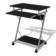 Scrivania/tavolo/mobile da lavoro per computer nero per ufficio 0502096