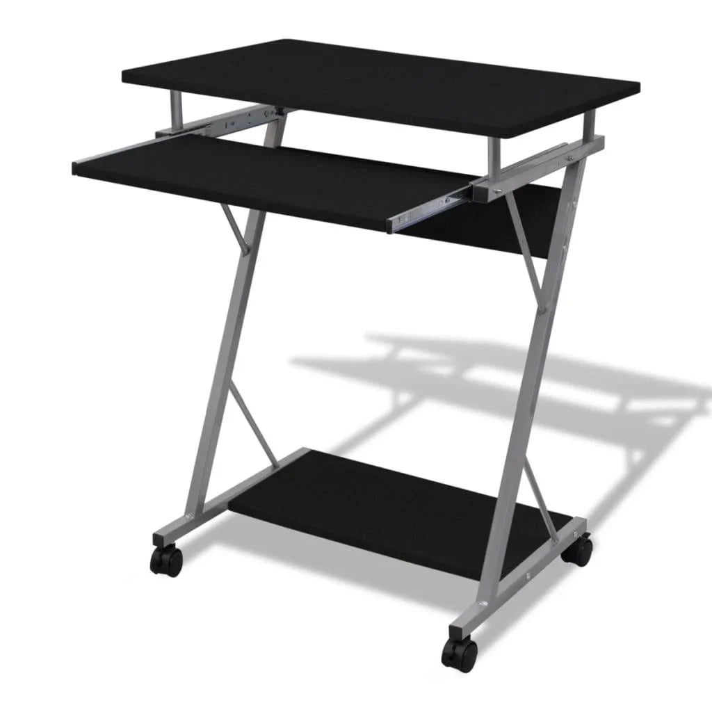 Scrivania/tavolo/mobile da lavoro per computer nero per ufficio 0502096