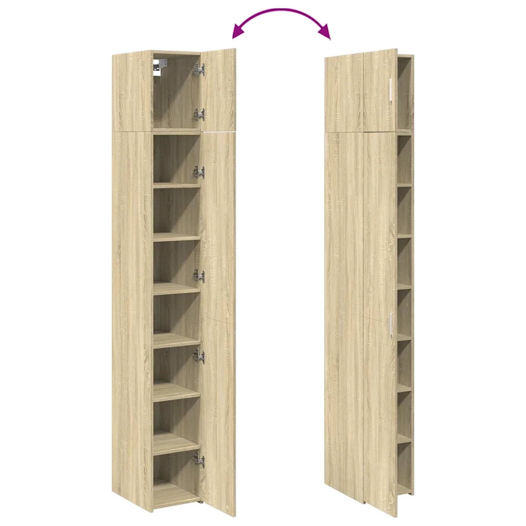 Mobile Sottile Rovere Sonoma 30x42,5x225 cm in Truciolato 3281261