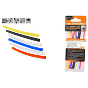Trade Shop - Set 10 Pz Guaine Termorestringenti Termoretrattili Colorate 3x120mm Cavi 57092 -