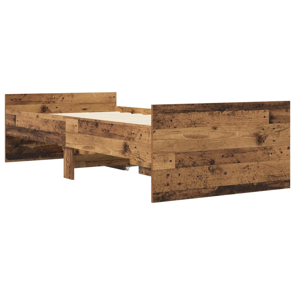 Telaio del letto con storage Legno antico 80 x 200 cm 3429624