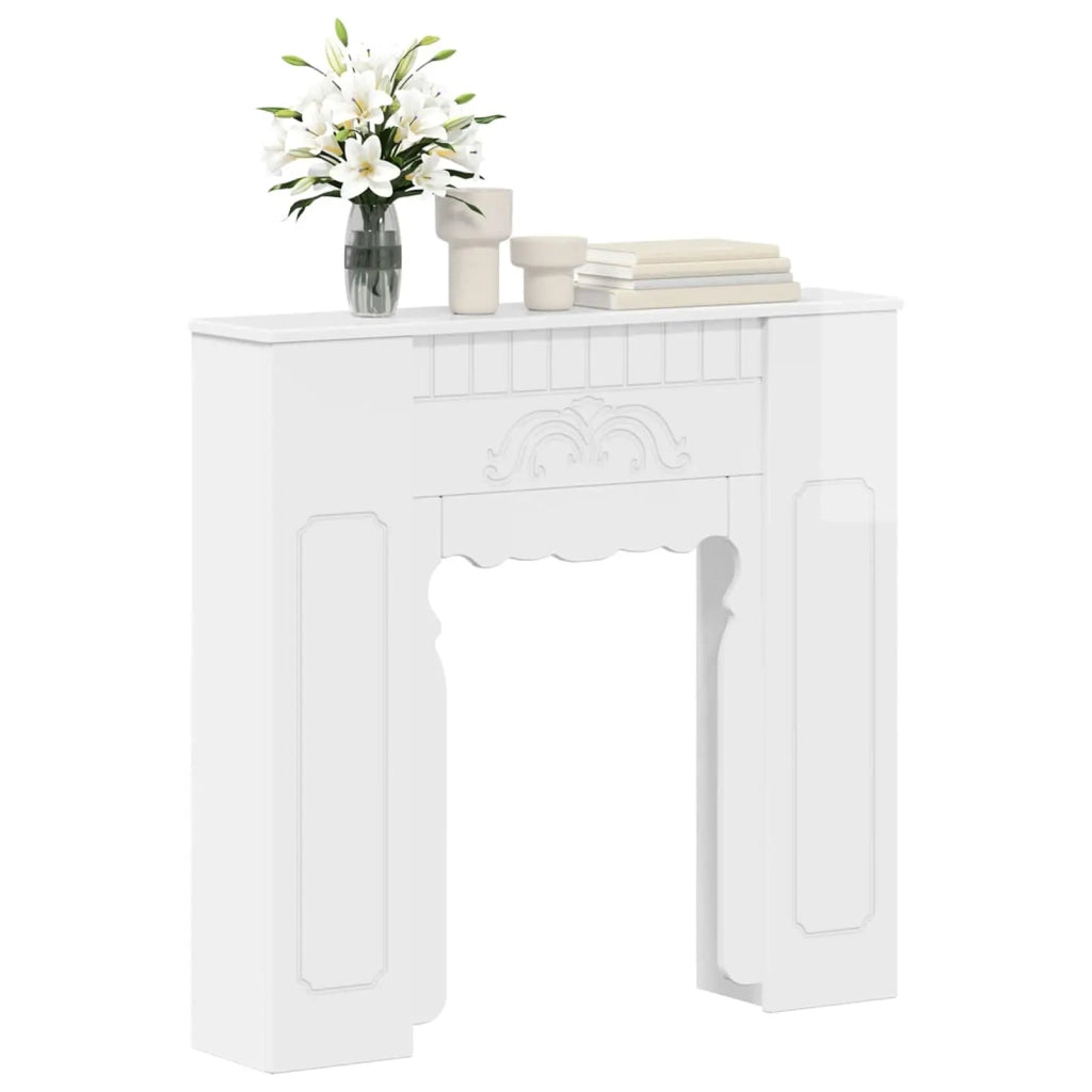 Cornice per camino Bianco Lucido 93 x 20 x 89 cm 8006628