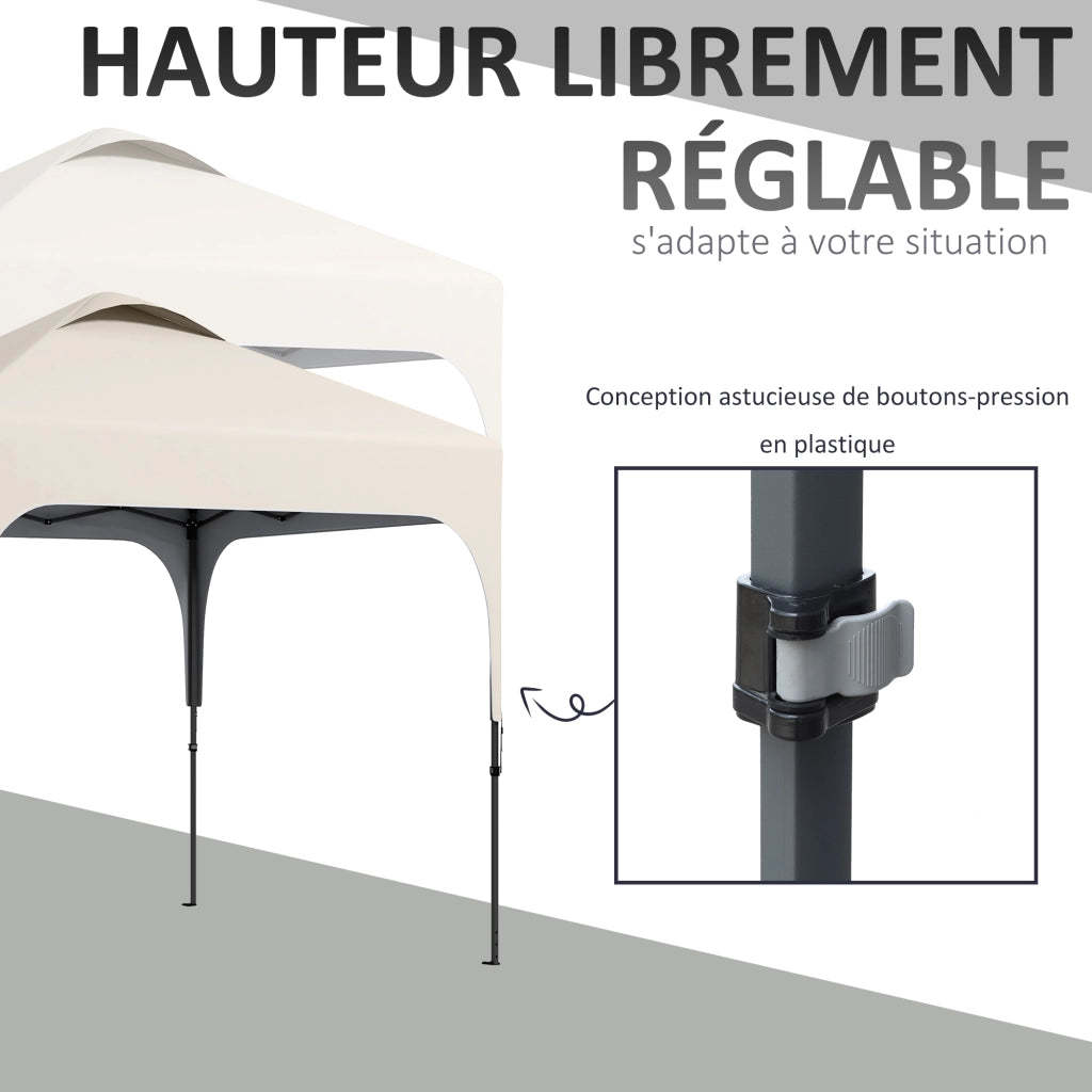 Gazebo da giardino ¨C zephmum ¨C 2.5x2.5m Oxford anti UV50+ pieghevole