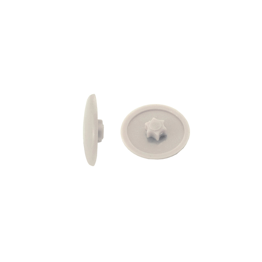 Cappucci coprivite Torx bianco TX 25 - 50 pz.