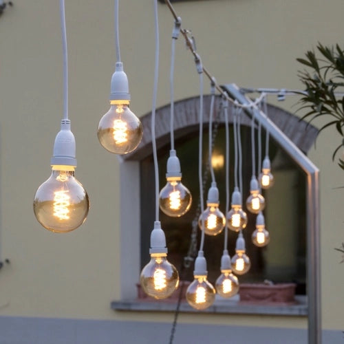 Lampada E27 G95 4W 230V 2200°K Golden