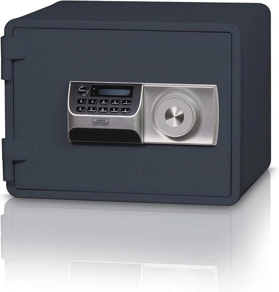Cassa di sicurezza con chiusura elettronica a cifre - Cassetto di sicurezza resistente al fuoco per documenti - FP 44 E - 143 l - 250 kg - Acciaio - Colore antracite - Cassetto di sicurezza antincendio