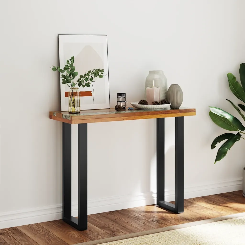 Tavolo Consolle in Teak 100x35x75 cm 245065