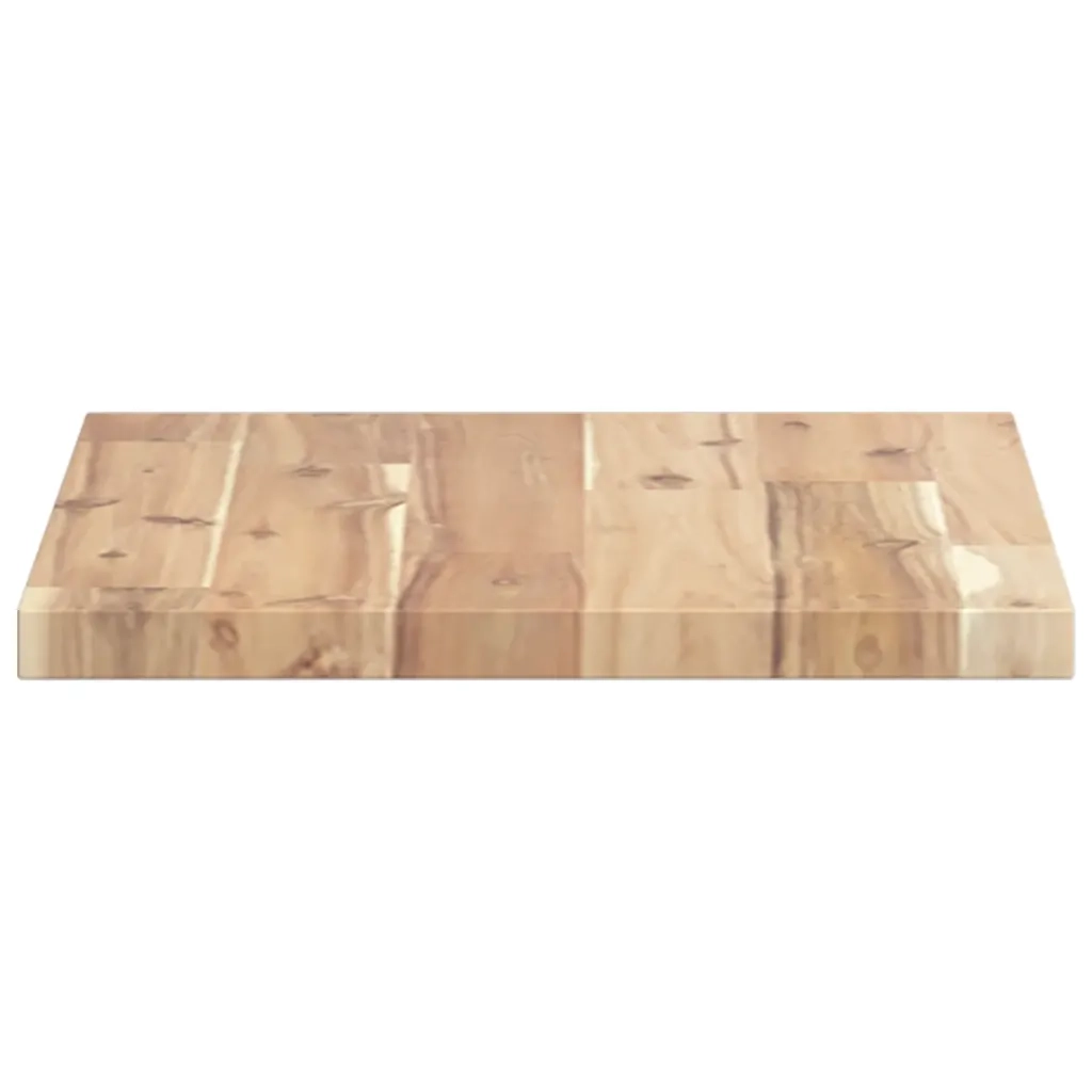 Ripiano a Parete 40x30x2 cm Legno Massello Acacia Non Trattato