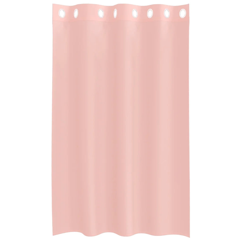 Tende in Voile con Occhielli 2 pz Rosa 140x175 cm 4102096