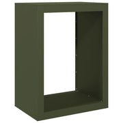 Portalegna 60 x 40 x 80 cm acciaio verde 02_0043735