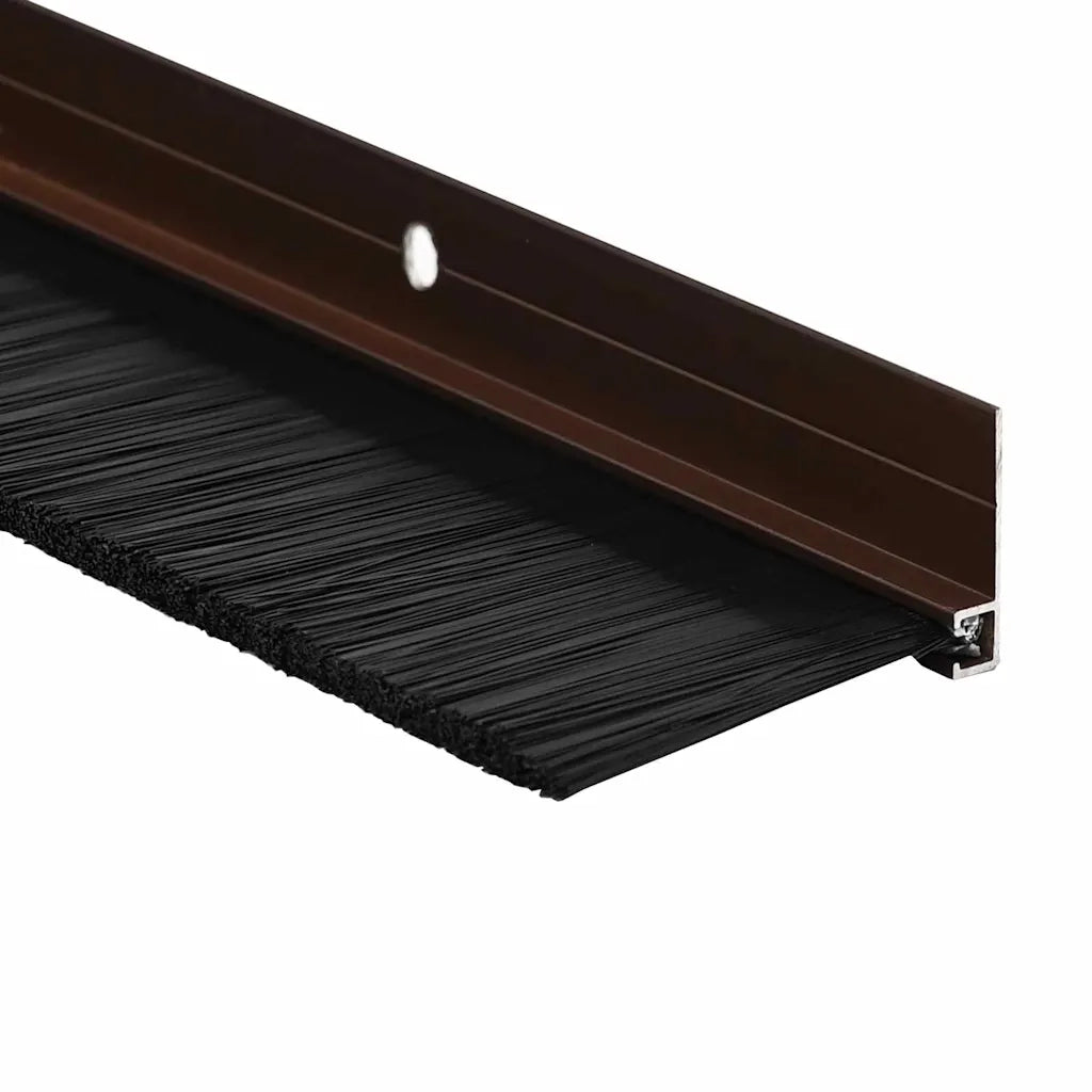 Spazzole per porte a vite 2 pz Marrone 100 cm CFW6201170