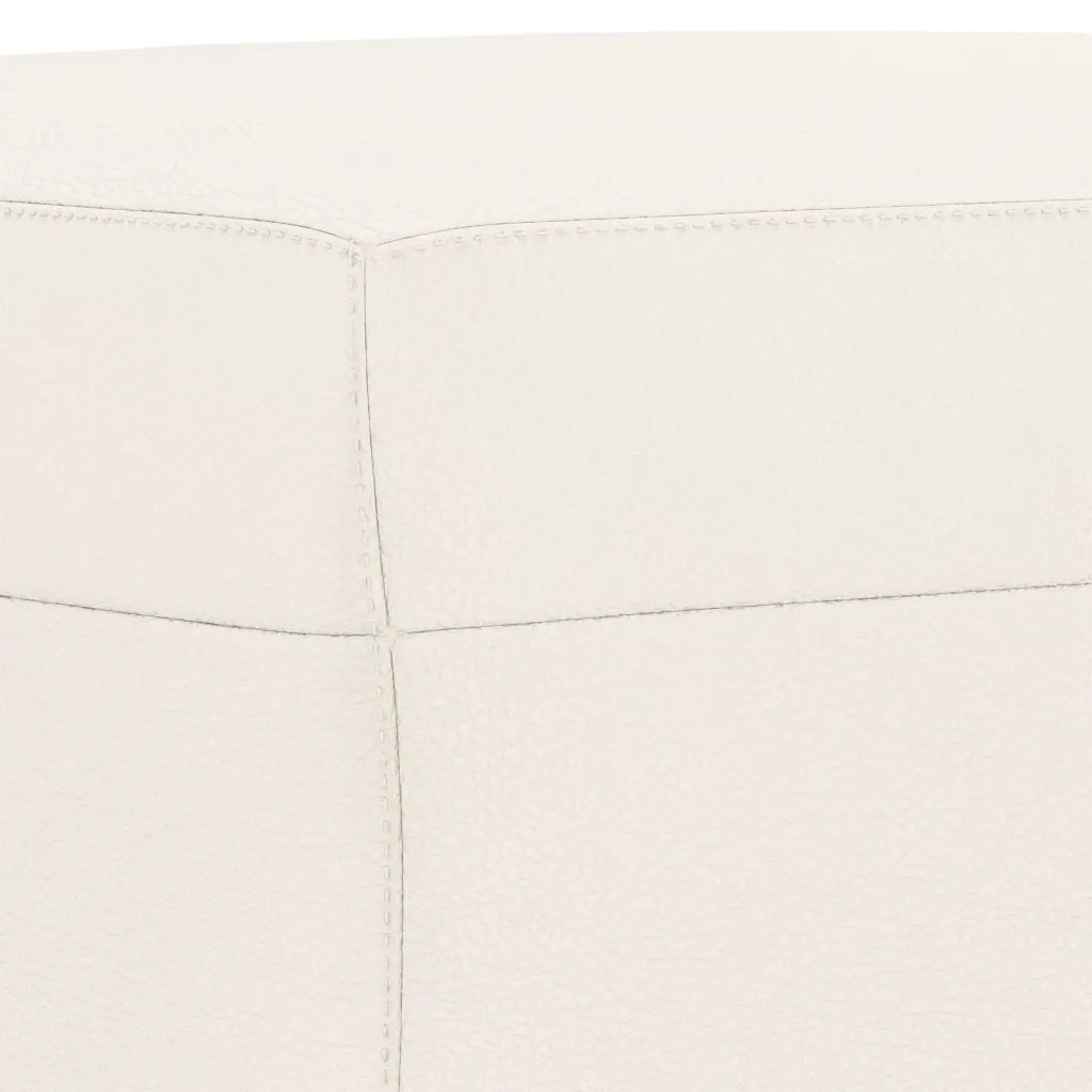 Panca Crema 70x35x41 cm in Similpelle cod mxl 61430