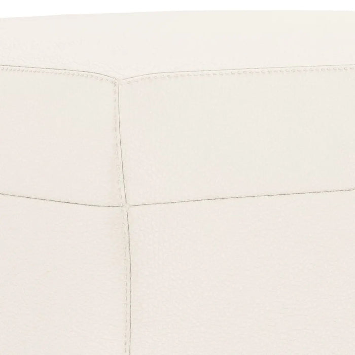 Panca Crema 70x35x41 cm in Similpelle cod mxl 61430