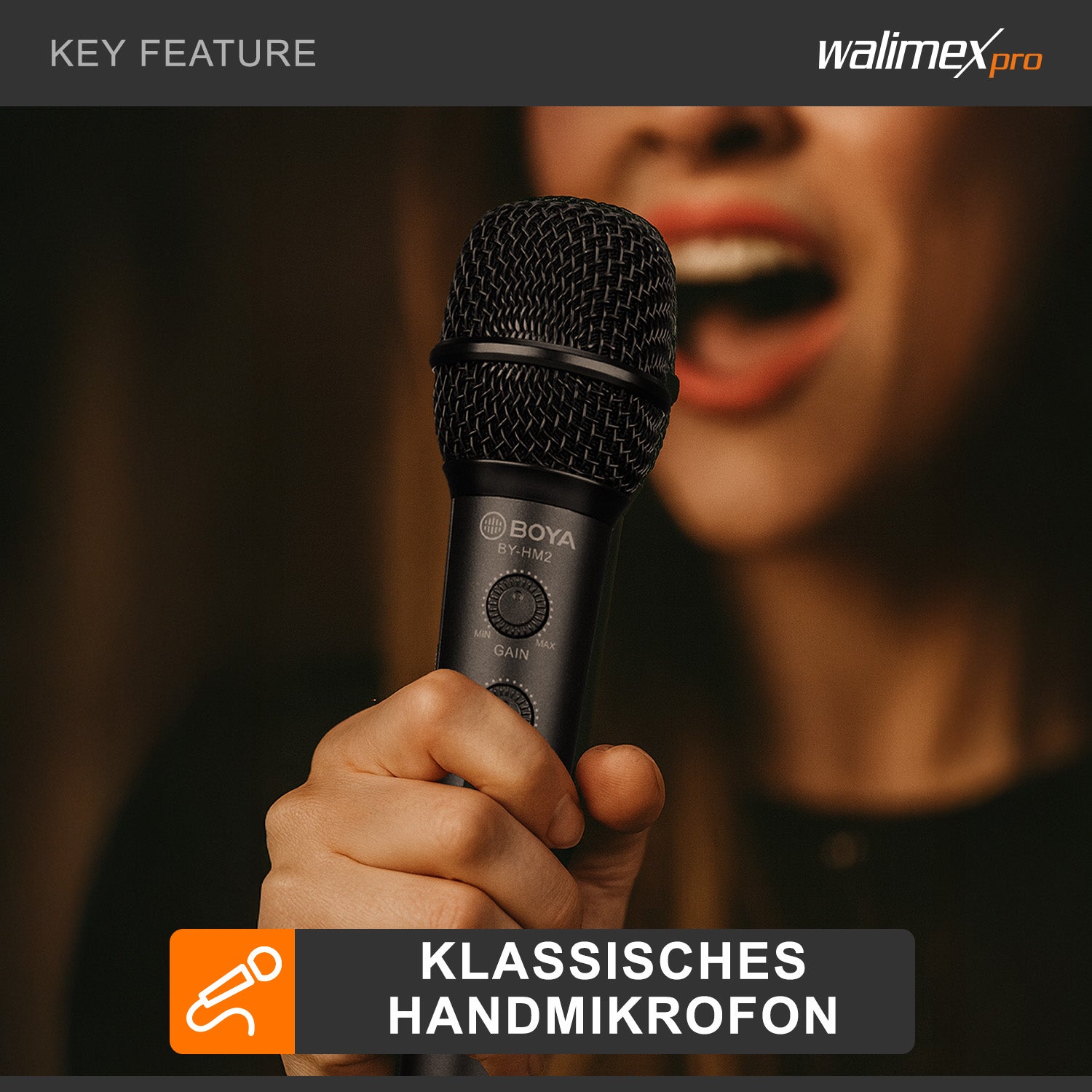 Boya HM2 Microfono palmare