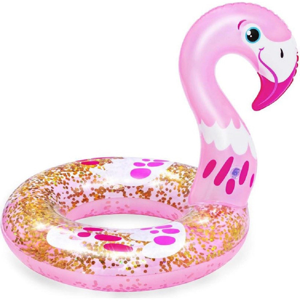 Trade Shop - Salvagente Gonfiabile 61cm Per Bambini Shimmer N'float Ciambella Assortiti 36306 -