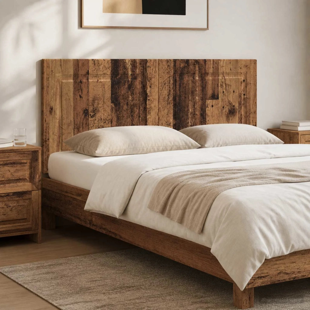 Testiera da Muro UTRECHT Legno antico Legno ingegnerizzato 897853