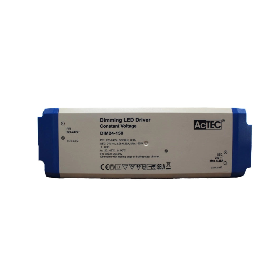 Alimentatore Dimmerabile Con Triac Dimmer Taglio di Fase DC 24V 100W Per Striscia Led 24V DIM24-150