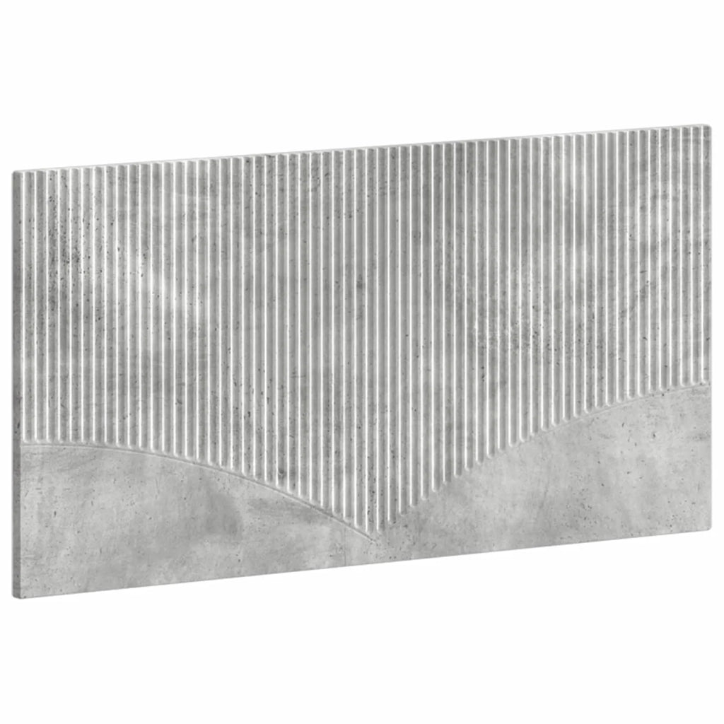 Testiera da Muro HOORN Grigio Cemento Legno ingegnerizzato 897418