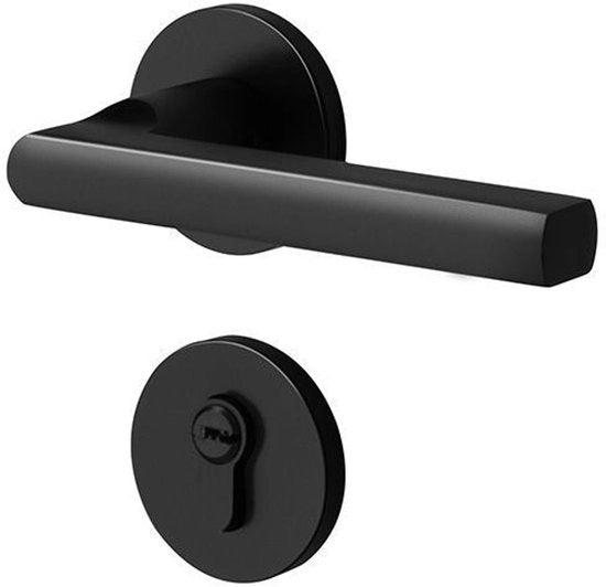 Maniglia per Porta in Materiale Matte - Universale e Reversibile - Meccanismo Silenzioso - per Finestre Interne