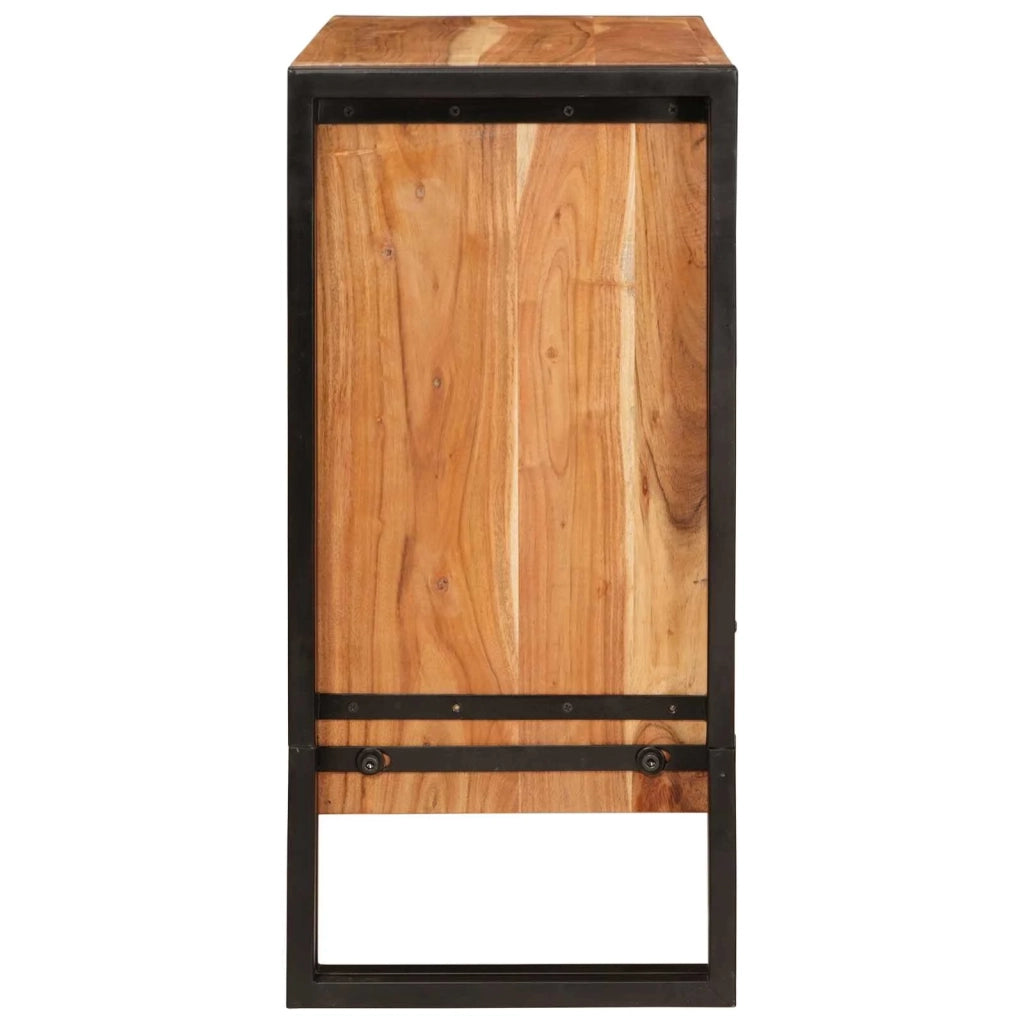 Credenza Marrone 66 x 33 x 70 cm Legno di Acacia Massello 4016720