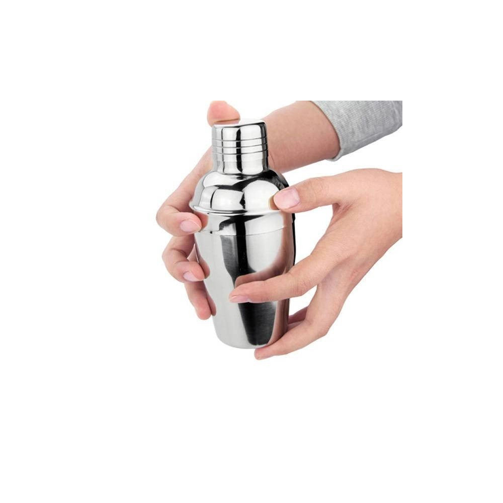 Trade Shop - Shaker Da 350 Ml Per Cocktail Barman Bartender Acciaio Inox Bar Martini Saliera -