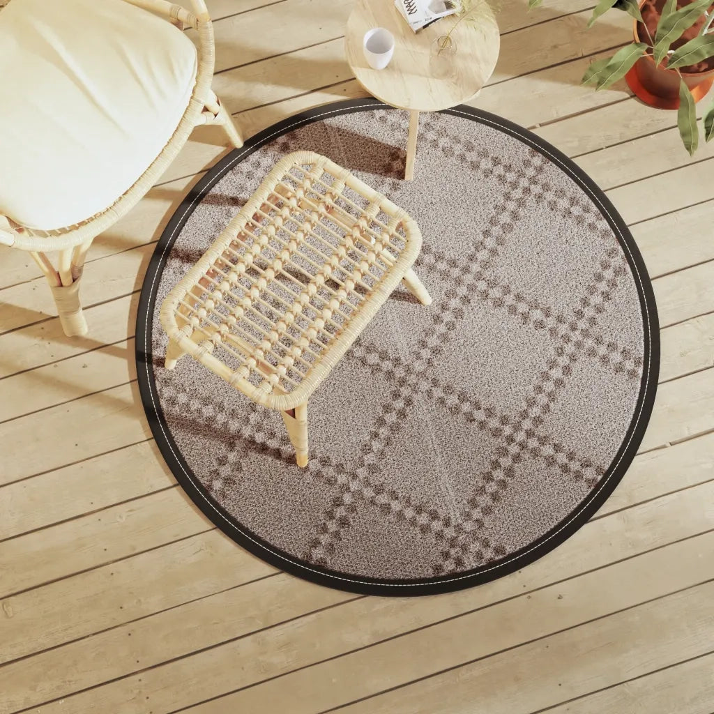 Tappeto da Esterni ARAKIL Marrone ?120 cm in PP CFW7271326