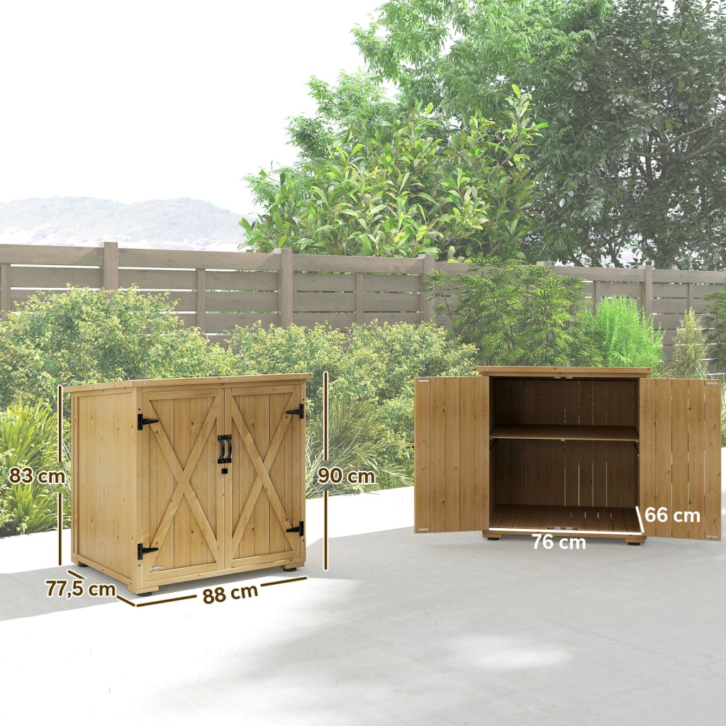 Box per cuscini da giardino ¨C zephmum ¨C grigio scuro 77.5x88x90 cm
