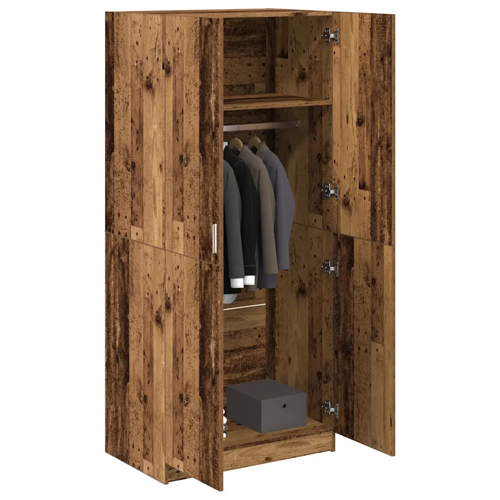 Armadio Legno Antico 90x52x200 cm in Truciolato