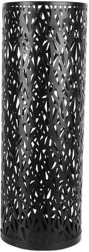 Supporto Ombrello Metallico Design - Ombrelliere - Risparmio di Spazio - Supporto Flessibile - 4 Ganci - Resistente ai Colpi