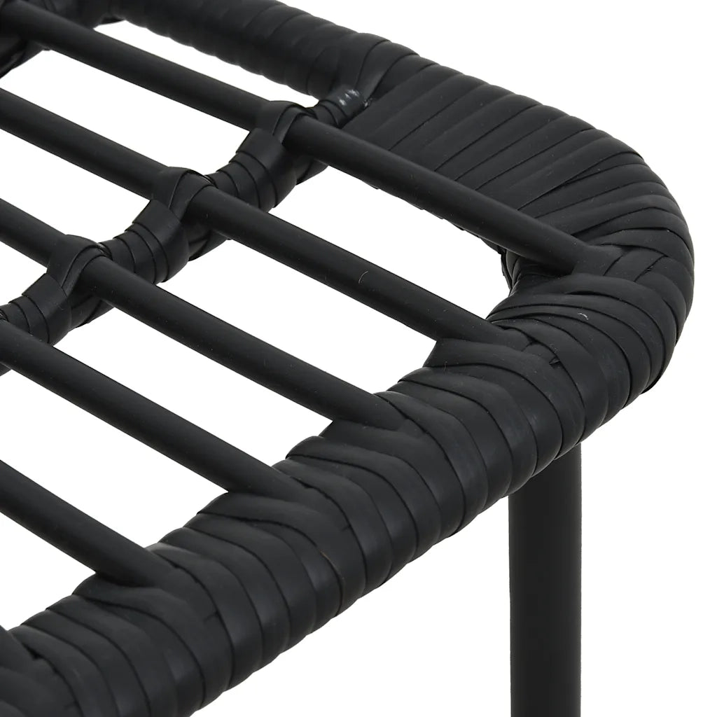 Set da Pranzo da Giardino 5 pz in Polyrattan e Vetro 3060250