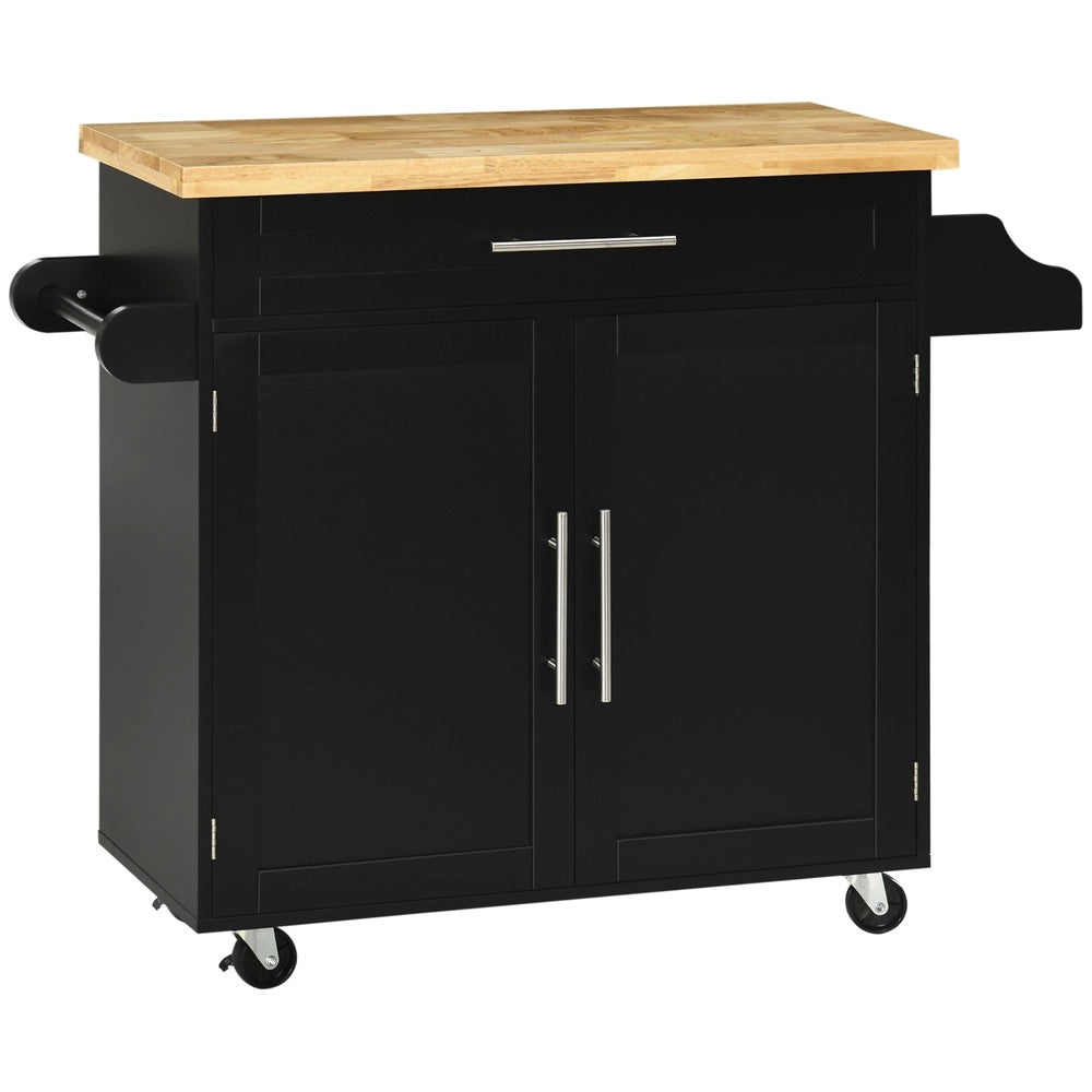 Carrello da Cucina con Piano di Lavoro e Portaspezie ¨C Xylo ¨C 109x40x89 cm
