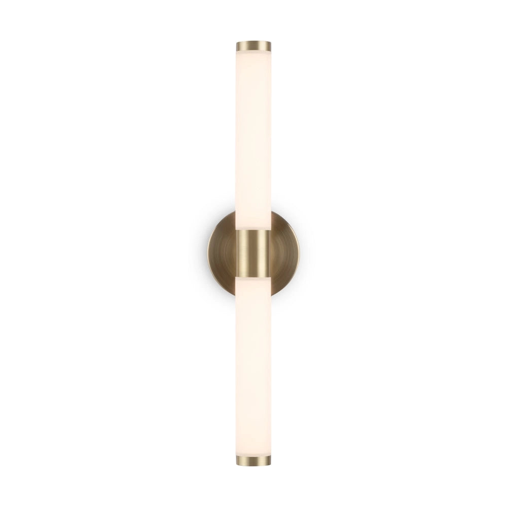 Applique Da Parete Moderno Axis Alluminio Oro Acrilico 1 Luce Led 10W