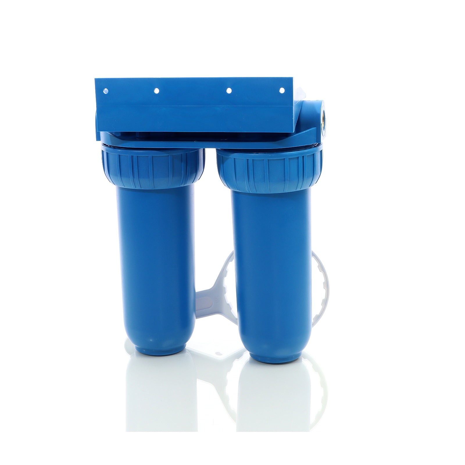 Naturewater Filtro dell'acqua a 2 livelli NW-BR10B2, con cartucce filtranti da 254 mm, attacco tubo 32,89 mm