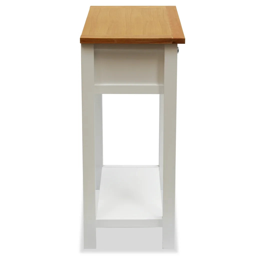 Tavolino da Salotto 50x32x75 cm in Massello di Rovere 247048