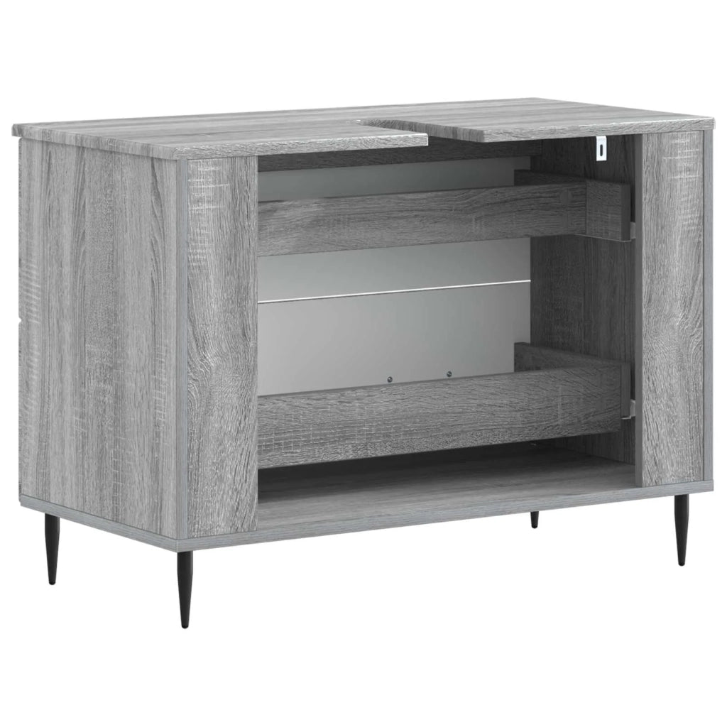 Armadio per Lavabo da Bagno HAARLEM Sonoma grigio 896801