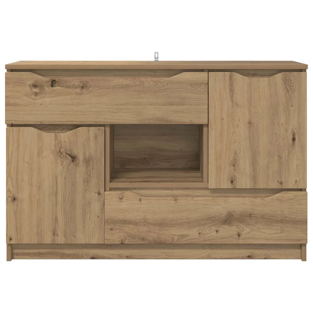 Credenza-Buffet-Armadio da cucina Rovere artigianale 100 x 30 x 65,6 Legno multistrato