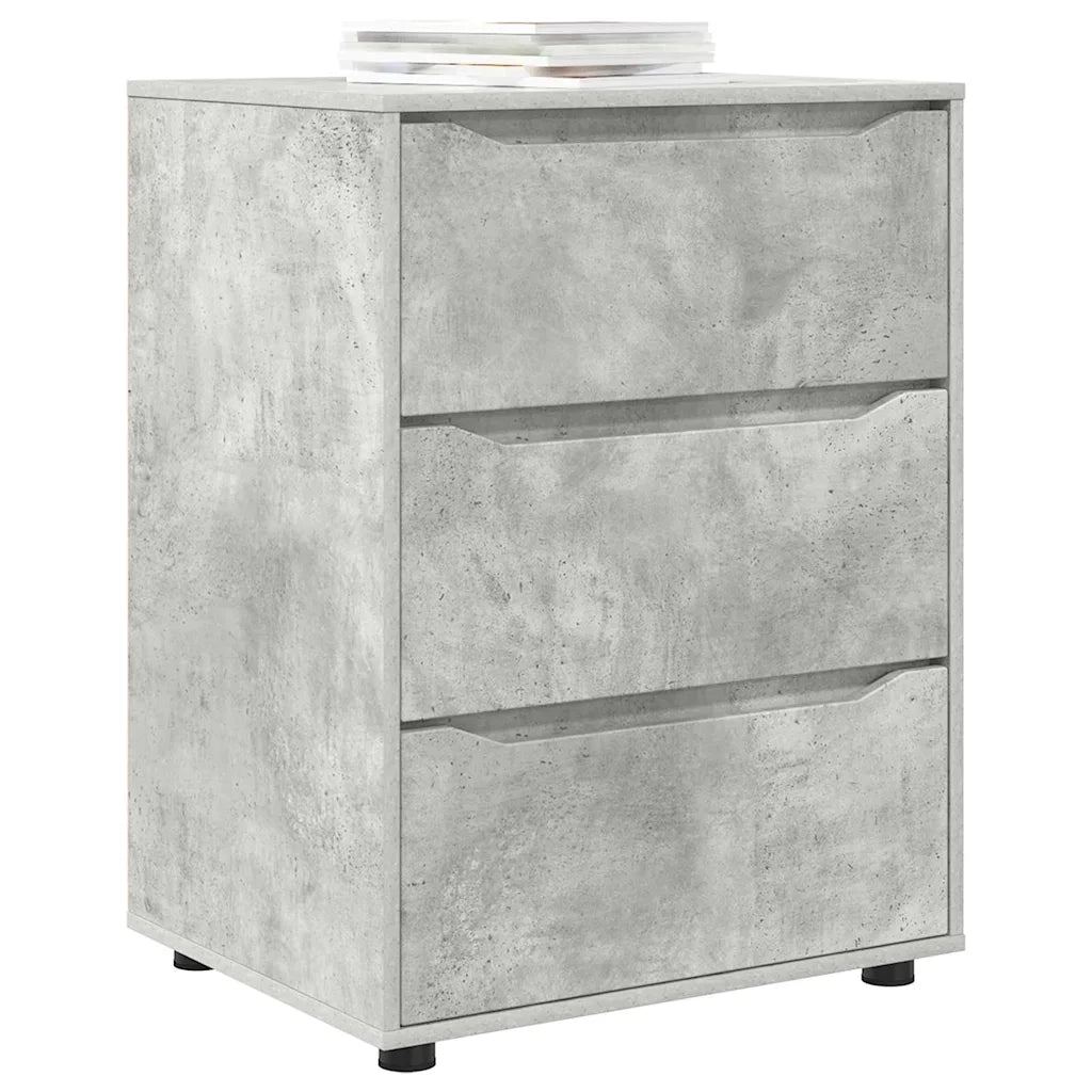 Armadio Grigio cemento 60 x 48 x 81 cm Legno multistrato