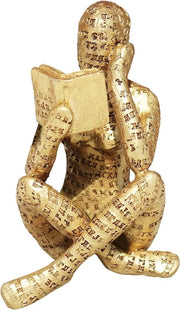 Scultura Premium Abstracta per Donne - Ornamento in Oro, Arte Moderna - Decora per Casa, Ufficio, Salotto - Bella da Collocare su Tavolo o Scultura con Figurine Estetiche
