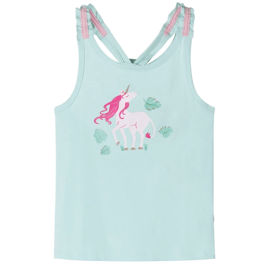 Canotta da Bambina Menta Chiaro 116cod mxl 109567