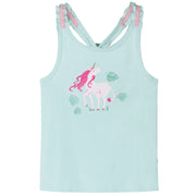Canotta da Bambina Menta Chiaro 116cod mxl 109567