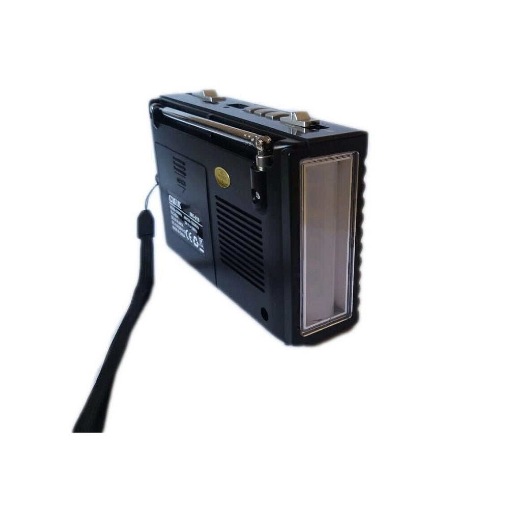 Trade Shop - Mini Radio Portatile Radiolina Ricaricabile Fm Lettore Mp3 Usb Microsd Cmik Mk918 -
