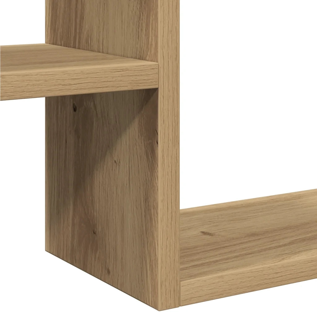 Mensole Parete a Cubo 2 pz Artigianale 50x15x50 cm Truciolato 856605