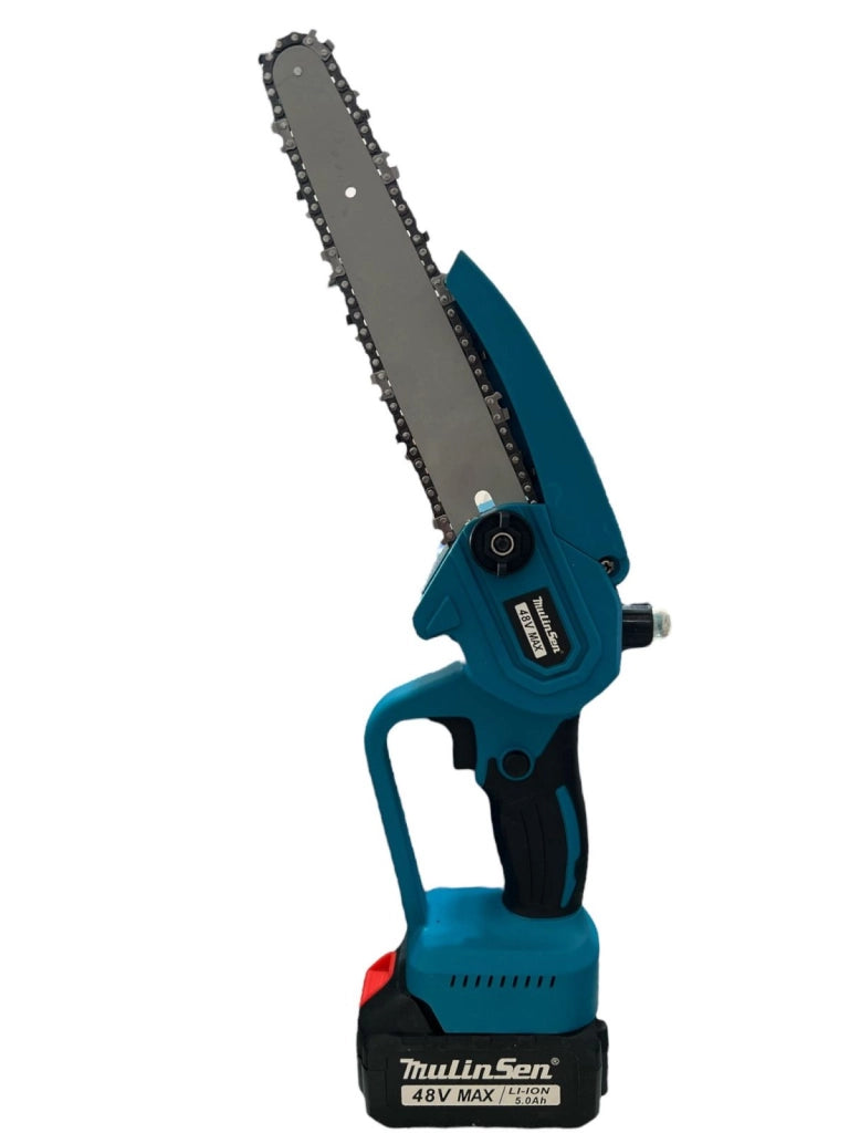 Mini elettrosega 8" doppia batteria 48V 5,0Ah motosega elettrica lama 8" MLS1079