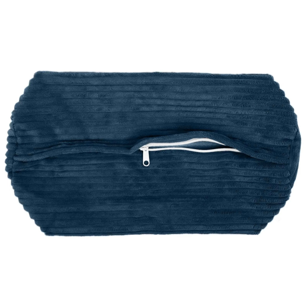 Federa 6 pcs HEERLEN Blu navy Ø 15 x 40 cm corduroy 923258