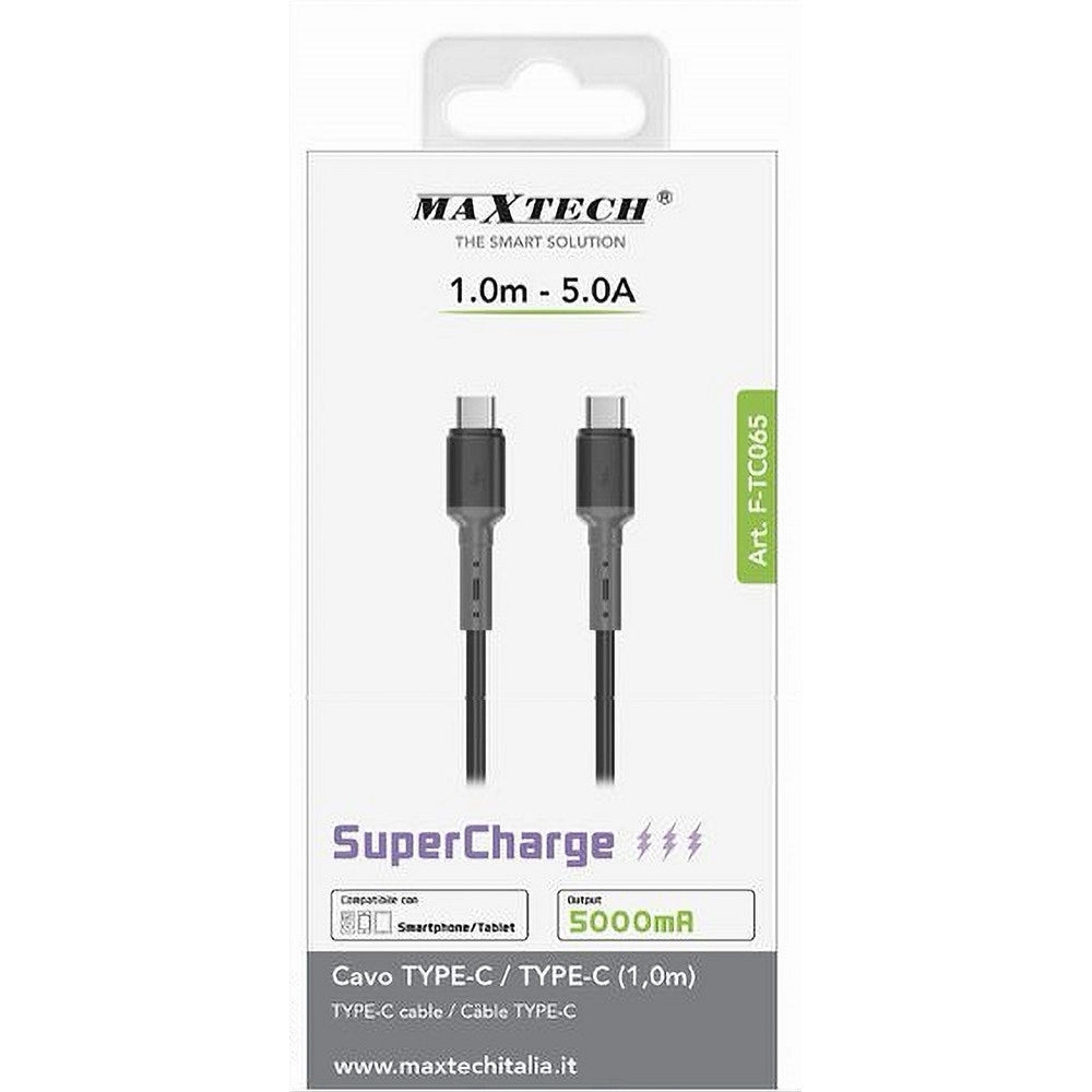 Trade Shop - Cavo Type-c A Type-c Super Carica 5000ma 1 Metro Per Smartphone Tablet F-tc065 -