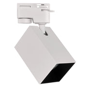 Faretto su binario Polux SQUARE bianco/nero GU10 10W