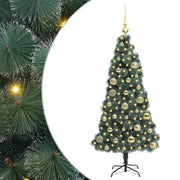 Albero di Natale | Decorazioni natalizie artificiale preilluminato con set di palline