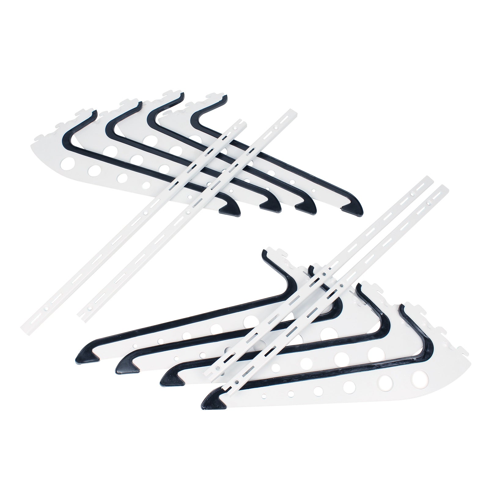 Supporto universale a muro 4 ganci per tavola da surf snowboard wakeboard sci skateboard longboard