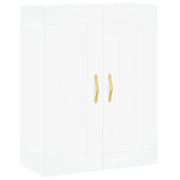 Elegante mobiletto a parete con 3 scomparti 69,5 x 34 x 90 cm legno composito bianco 02_0049305