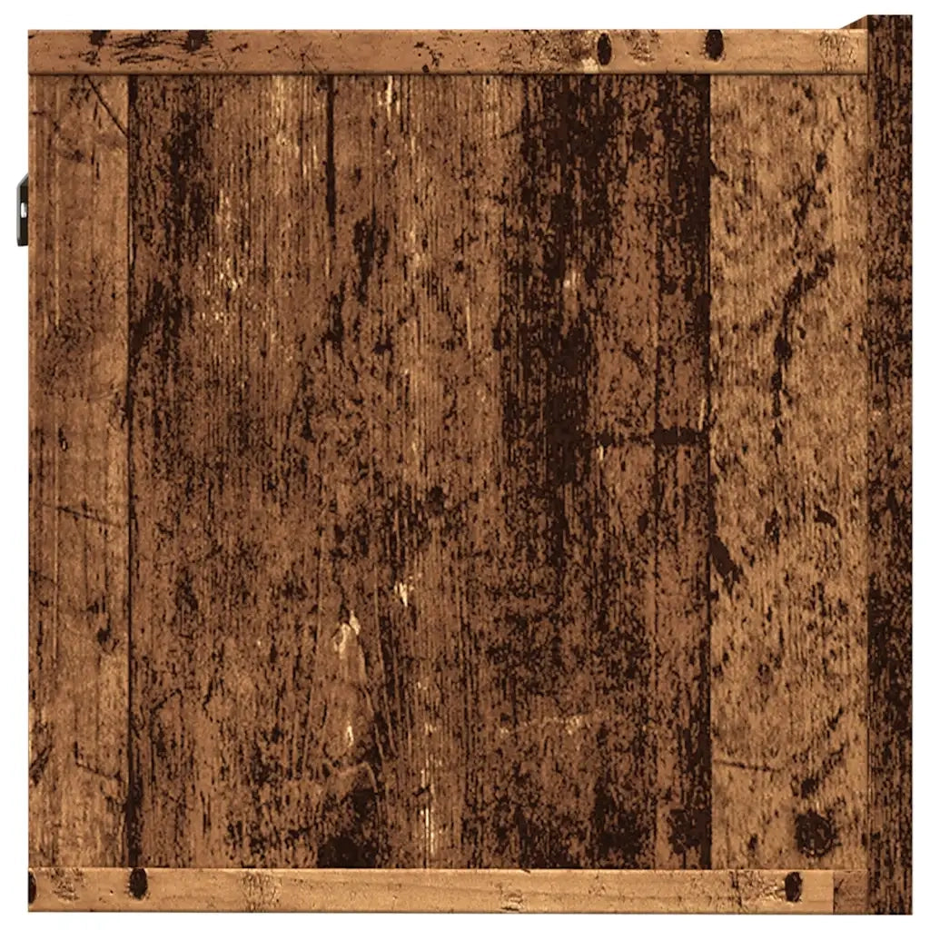 Mobili TV a Parete 2pz Legno Antico 80x30x30 cm 857015